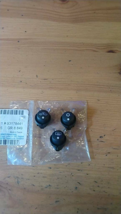 Opel Meriva A Umluft Heizung Klima Knopf Set neu Original GM