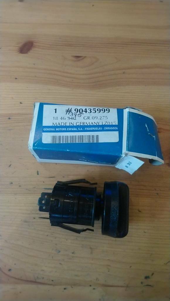Corsa B Tigra A Heizungsknopf Scheibenheizung neu GM