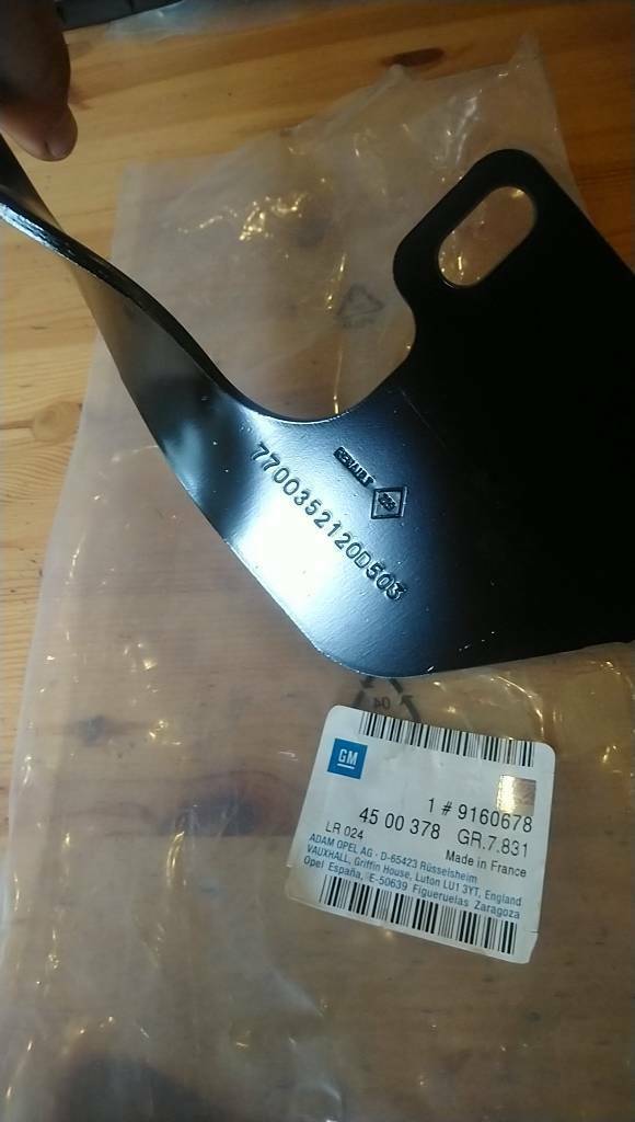 Opel Movano A Stoßstangenhalter hinten neu original GM