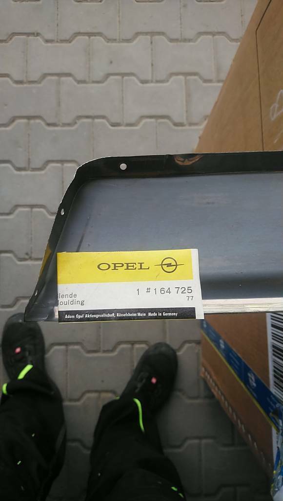 Opel Oldtimer Youngtimer Chrom Zierleiste blech neu Original