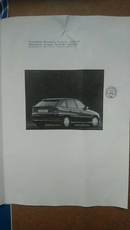 Astra f Heckansatz Tuning Heckschürze neu Original