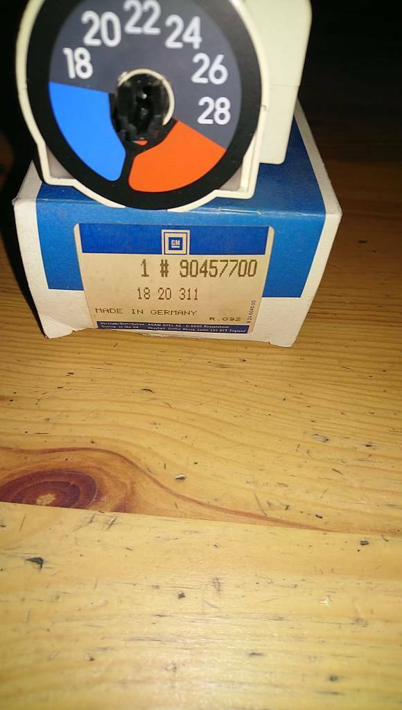 Senator B Heizungsknopf Heizungsregler neu Original GM