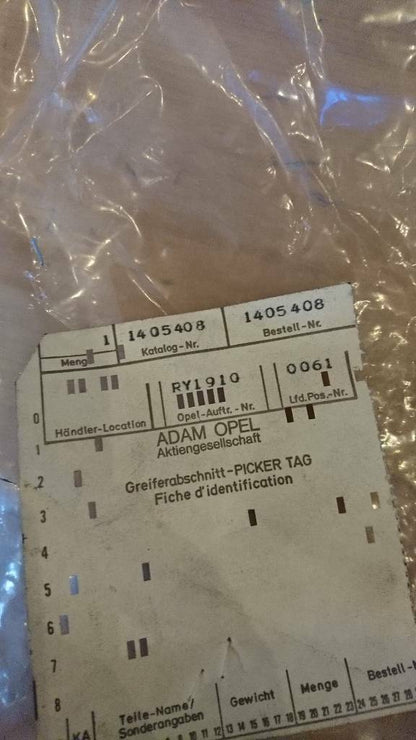 Omega A Caravan Abdeckkappe Abschleppöse Stoßstange hinten Neu GM