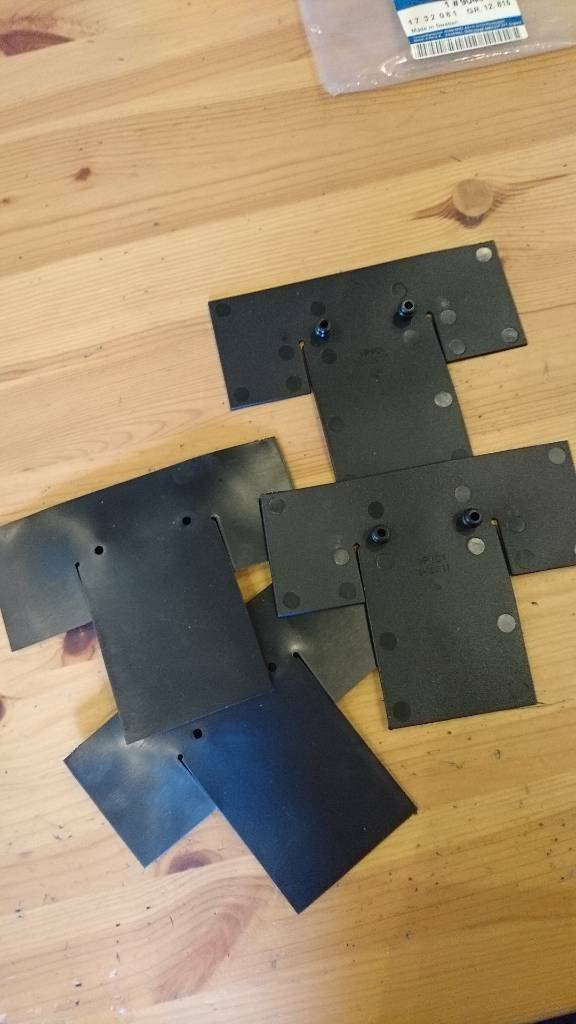 Astra F Dachgepäckträger Schutzgummi Set Neu Original GM