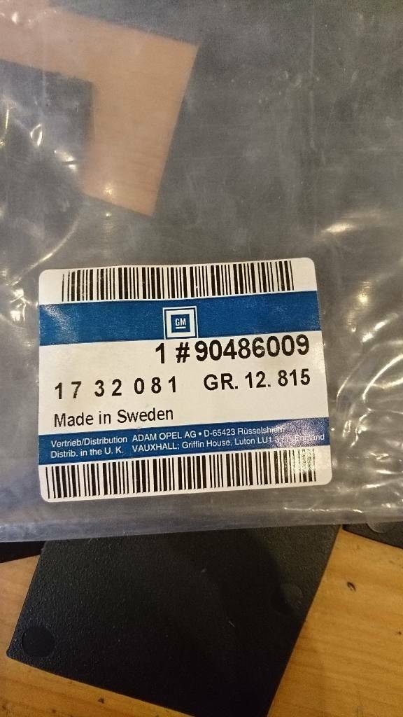 Astra F Dachgepäckträger Schutzgummi Set Neu Original GM