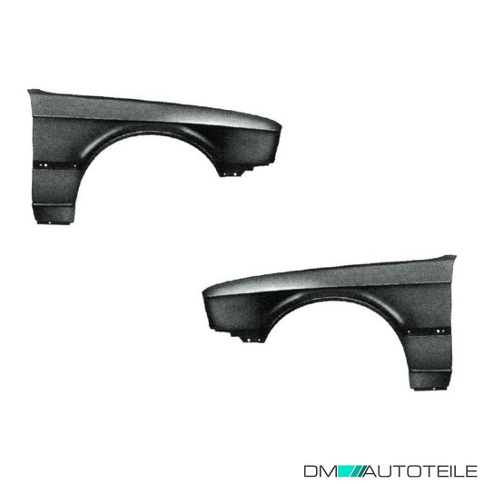 Kotflügel SET rechts+links vorne Blinkerloch passt für BMW 3er + Touring 87-90