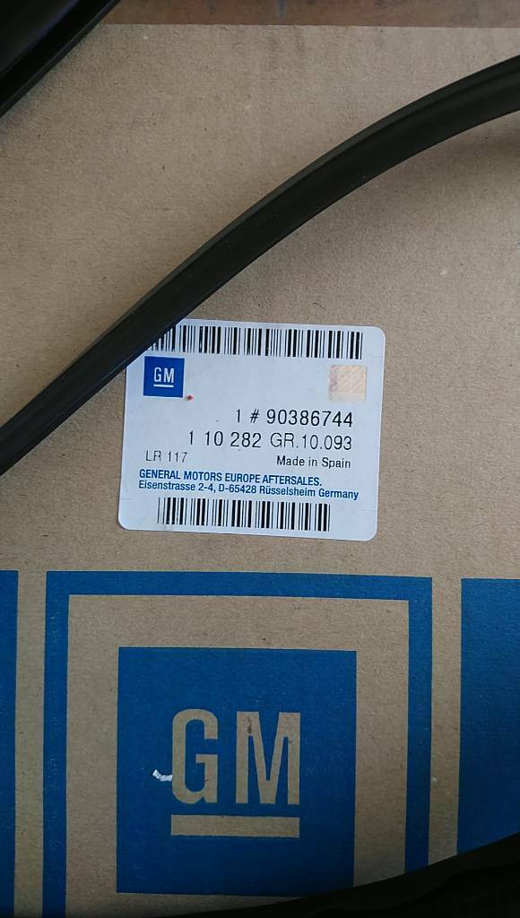 Corsa B Zierleiste Frontscheibe neu Original GM