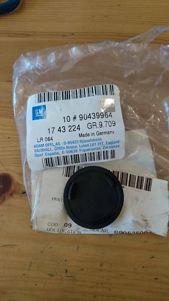 Opel Astra G Zafira A Abdeckung Kappe Steckdose NEU original GM