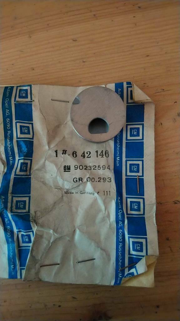 Opel Oldtimer Youngtimer Wirbelkammer neu Original GM