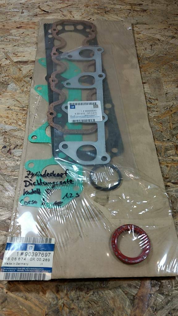 Original GM Opel Kadett D Corsa A Zylinderkopf Dichtungssatz NEU
