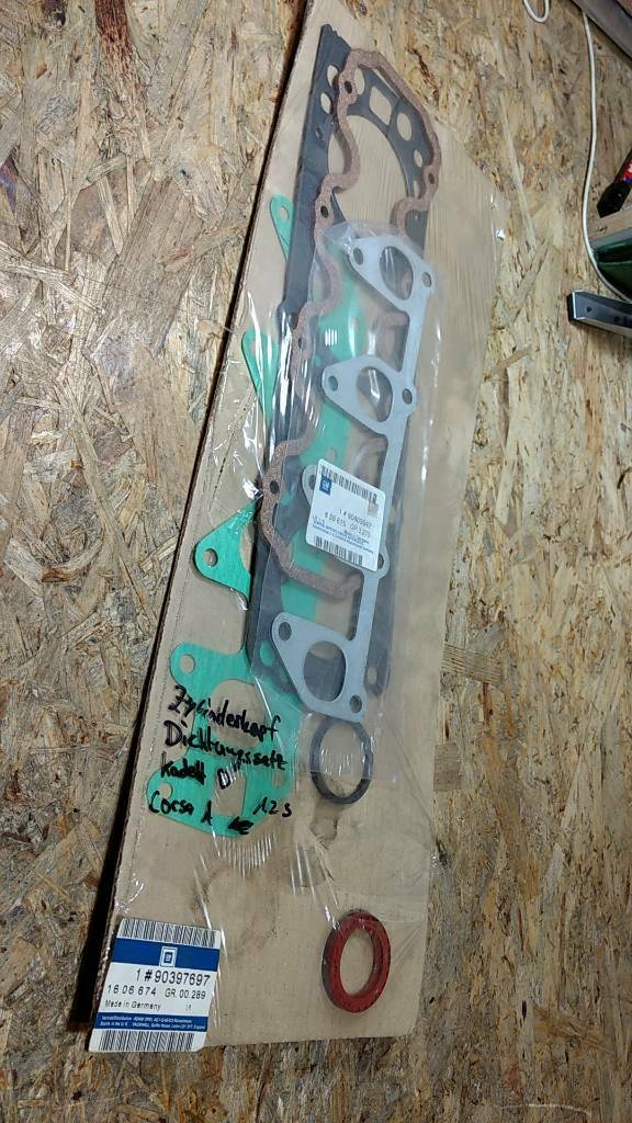 Original GM Opel Kadett D Corsa A Zylinderkopf Dichtungssatz NEU