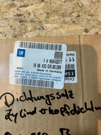 Original GM Opel Omega B Dichtungssatz Zylinderkopfdichtung Neu