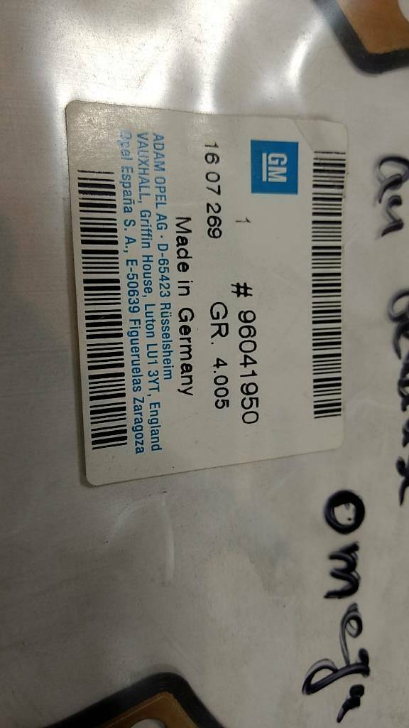 Original GM Opel Omega B Endstück Getriebegehäuse Dichtung NEU