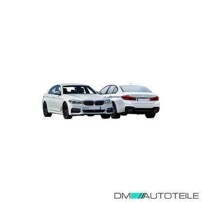 Stoßstange hinten 6x PDC grundiert passt für BMW 5er G30 (540) ohne M-Paket