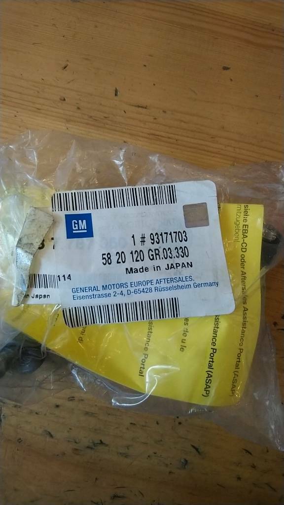 Opel Omega B Kraftstoffleitung neu Original GM