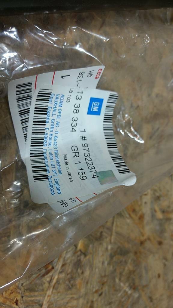 Original GM Opel Meriva A Rohr Thermostat Anlasser NEU