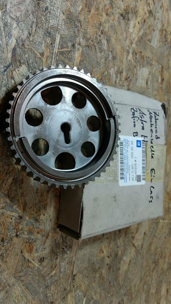 Original GM Opel Astra H Zafira B Zahnrad Nockenwelle Einlass NEU