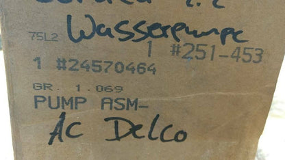 Original AC Delco Wasserpumpe Chevrolet Corsica 2.2 NEU