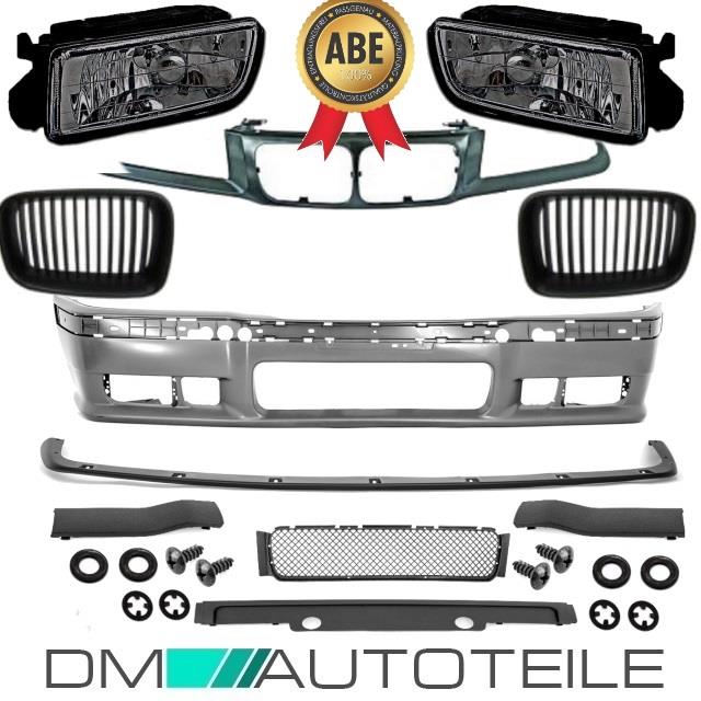 Stoßstange vorne + Grill +Nebel Smoke+Grillhalter passt für BMW bj.91-96 auch M3