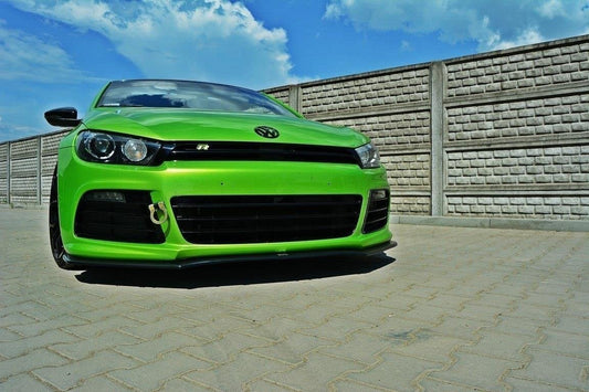 Front Ansatz für VW SCIROCCO R ver2 schwarz Hochglanz