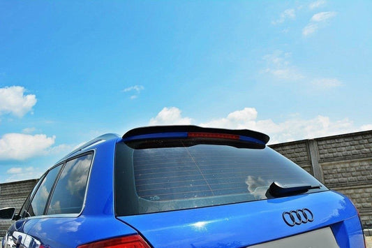 Spoiler CAP für AUDI S4 B6 Avant schwarz matt