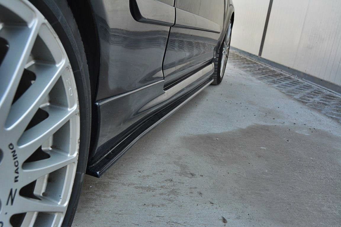 Seitenschweller Ansatz für OPEL CORSA D OPC / VXR Carbon Look