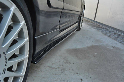Seitenschweller Ansatz für OPEL CORSA D OPC / VXR Carbon Look