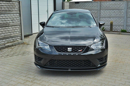 Front Ansatz für SEAT LEON III CUPRA / FR schwarz matt
