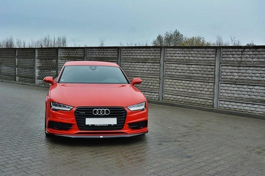 Front Ansatz für Audi S7 / A7 S-Line C7 FL Carbon Look