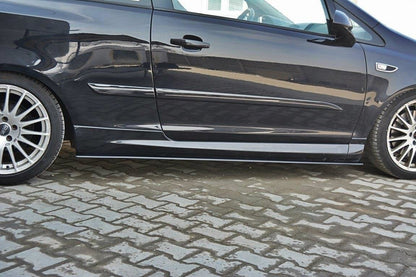 Seitenschweller Ansatz für OPEL CORSA D OPC / VXR Carbon Look