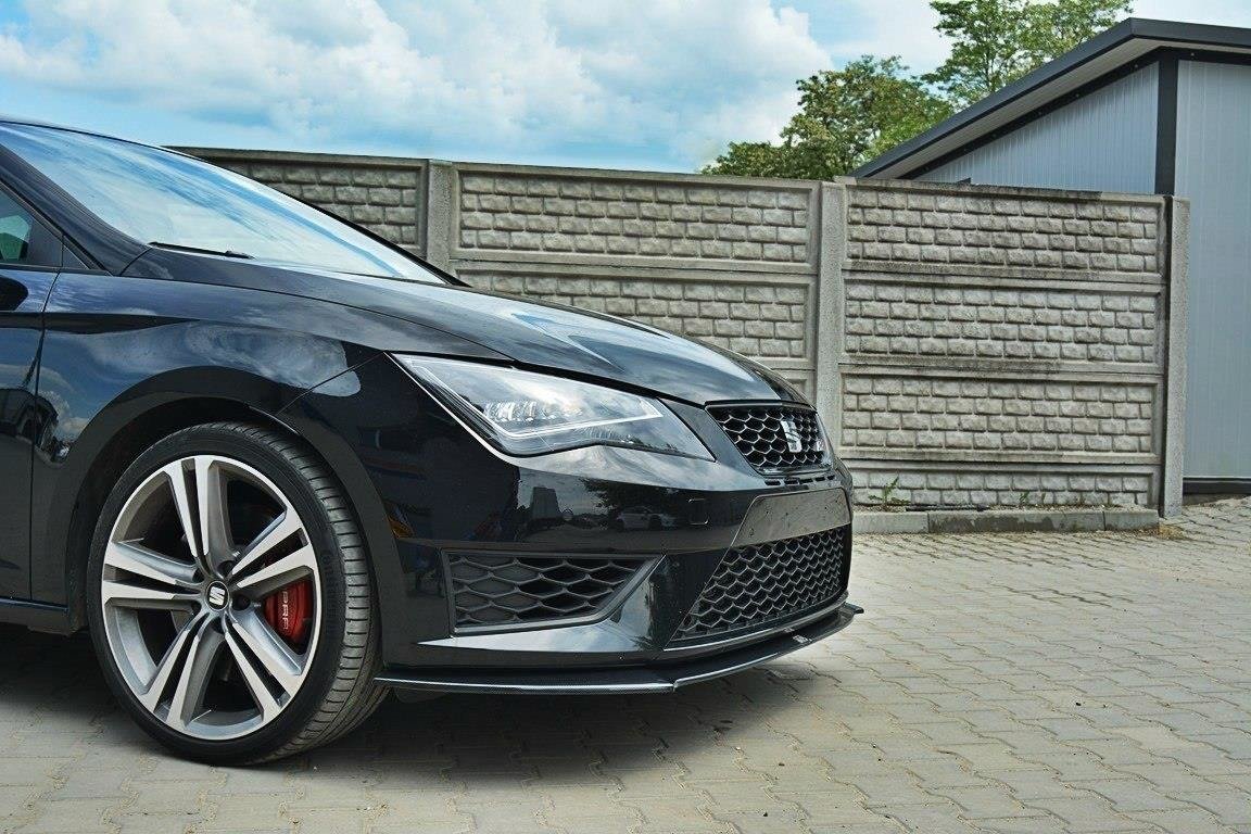 Front Ansatz für SEAT LEON III CUPRA / FR schwarz matt