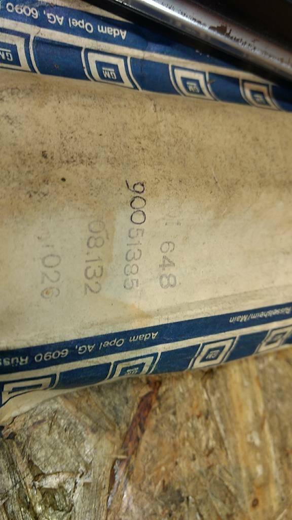 Original GM Opel Rekord E Zierleiste Kotflügel links NEU
