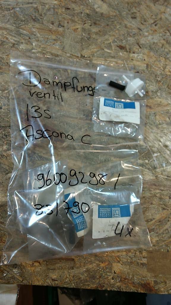 Original GM Opel Ascona C Dämpfungsventil 13S NEU