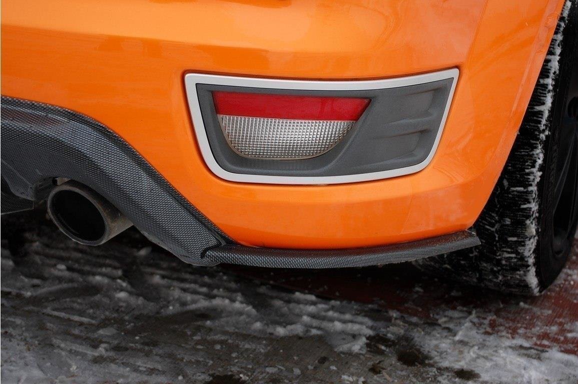 Heck Ansatz Flaps Diffusor für FORD FOCUS MK2 ST VORFACELIFT nur mit Diffusor Heck Ansatz für schwarz matt