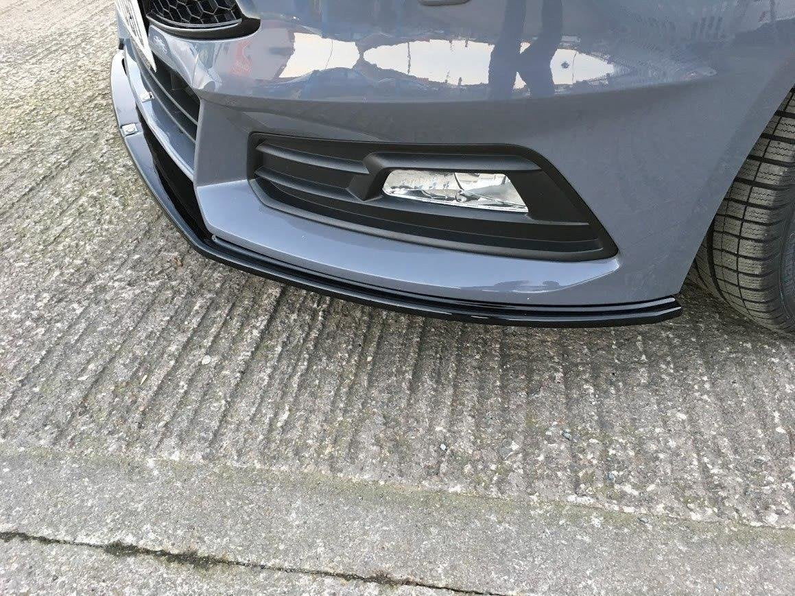 Front Ansatz V.2 für Ford Focus ST Mk3 FL schwarz Hochglanz