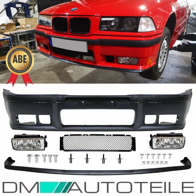 SPORT Stoßstange + GT Lippe + Zubehör passt für BMW E36 auch M3 M +NSW + ABE*