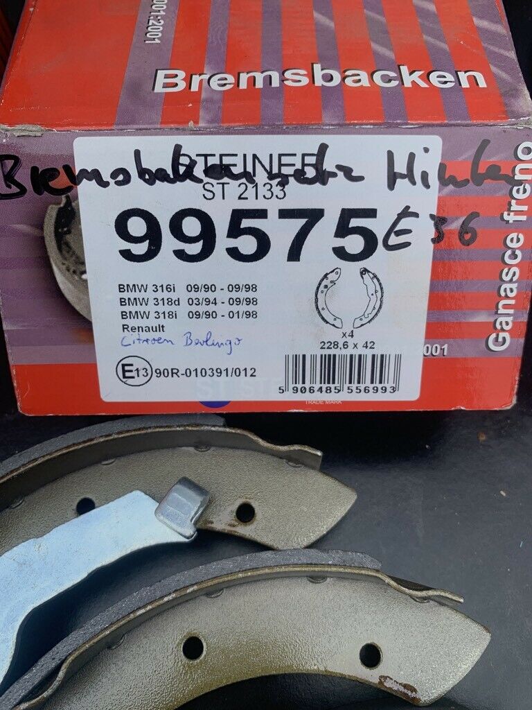 BMW e36 Bremsbacken hinten BMW Renault NEU