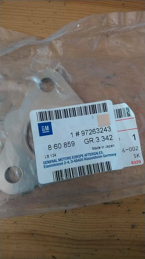 Astra H Dichtung Turbolader z17dth neu Original GM