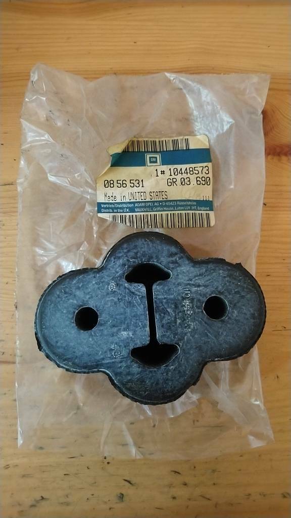 Opel Oldtimer Youngtimer Auspuffgummi Halter neu GM