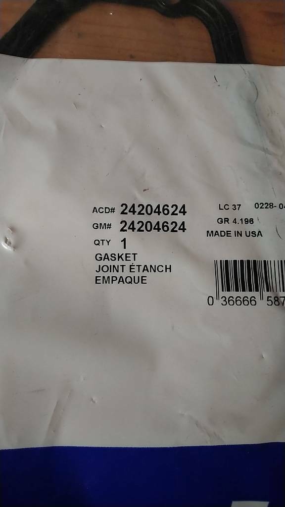 Opel oldtimer youngtimer Ölwannendichtung Original gm 24204624