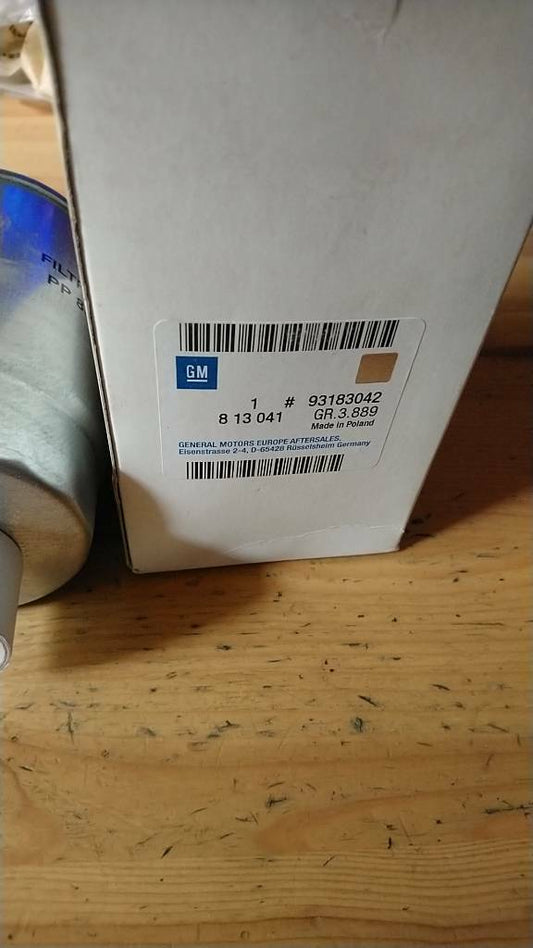 Vectra b Diesel Filter neu Original GM