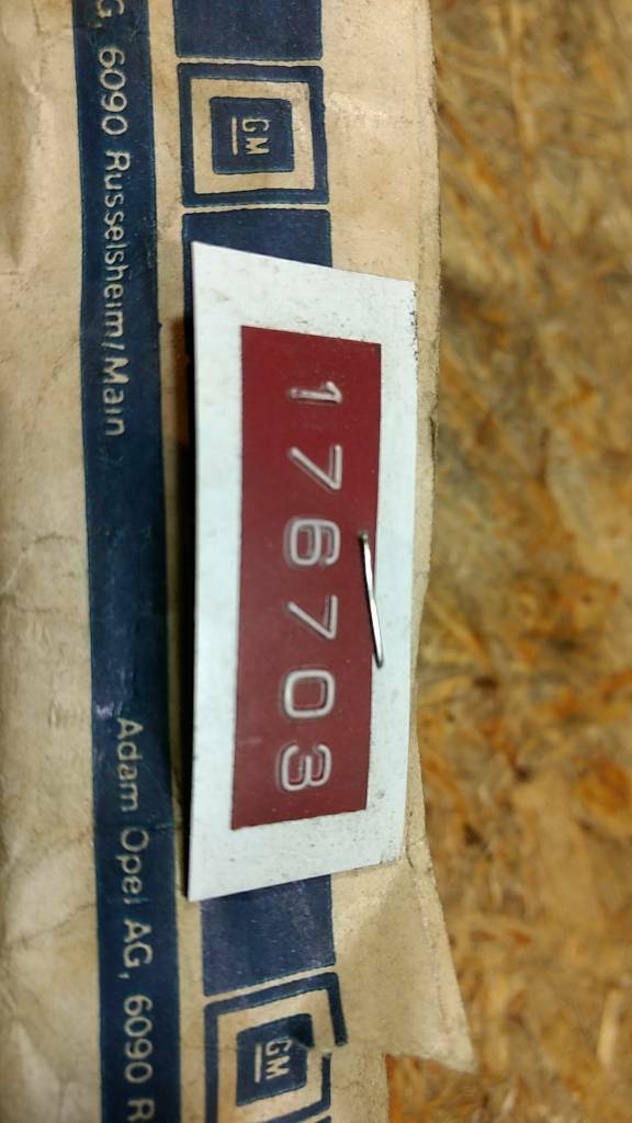 Vectra A Griff Kofferraumdeckel dunkelgrau original GM Opel NEU
