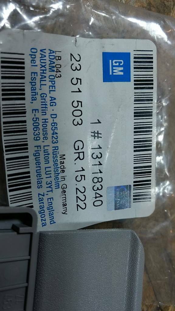 Opel Meriva A Abdeckung obere Befestigung original GM NEU
