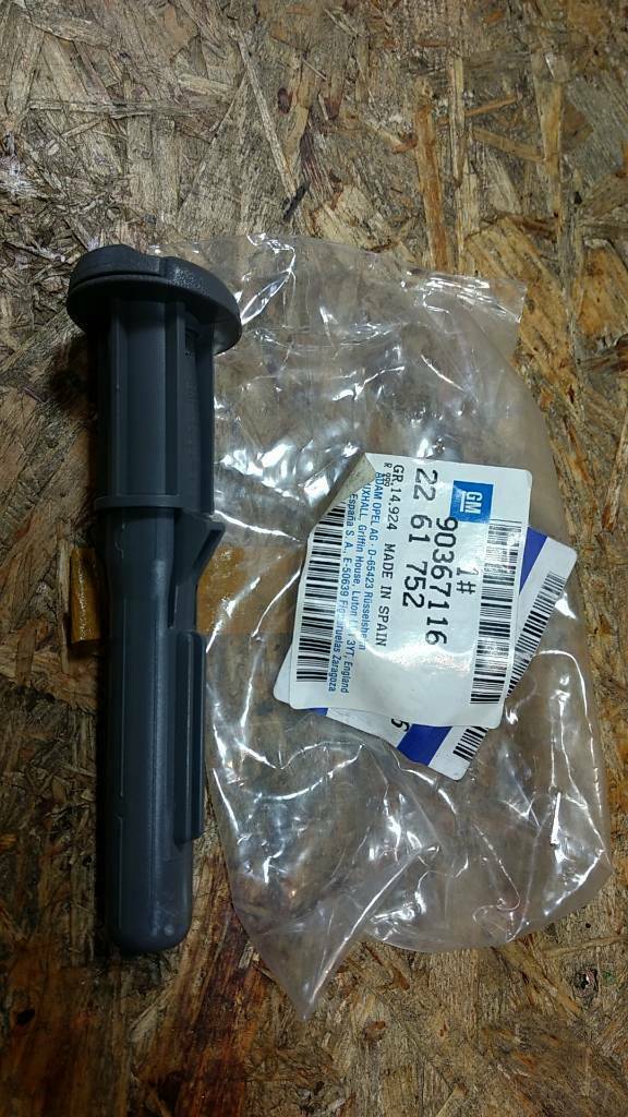 Corsa B Tigra Kopfstütze Hülse grau original GM Opel NEU