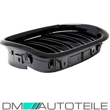 SATZ 2x Kühlergrill Doppelsteg Schwarz Hochglanz passend für BMW 3er E36 Bj. 91-96 M M3
