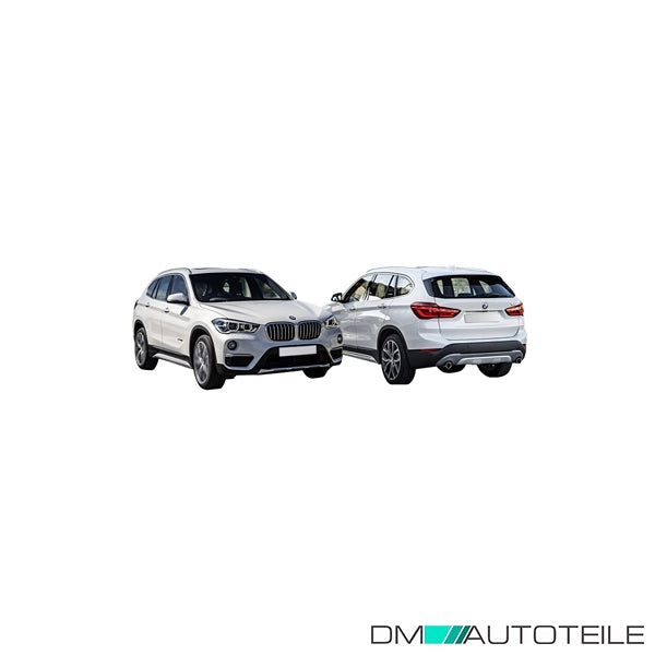 Stoßstange Blende vorne schwarz rauh ohne PDC passt für BMW X1 (F48) 2015-2019