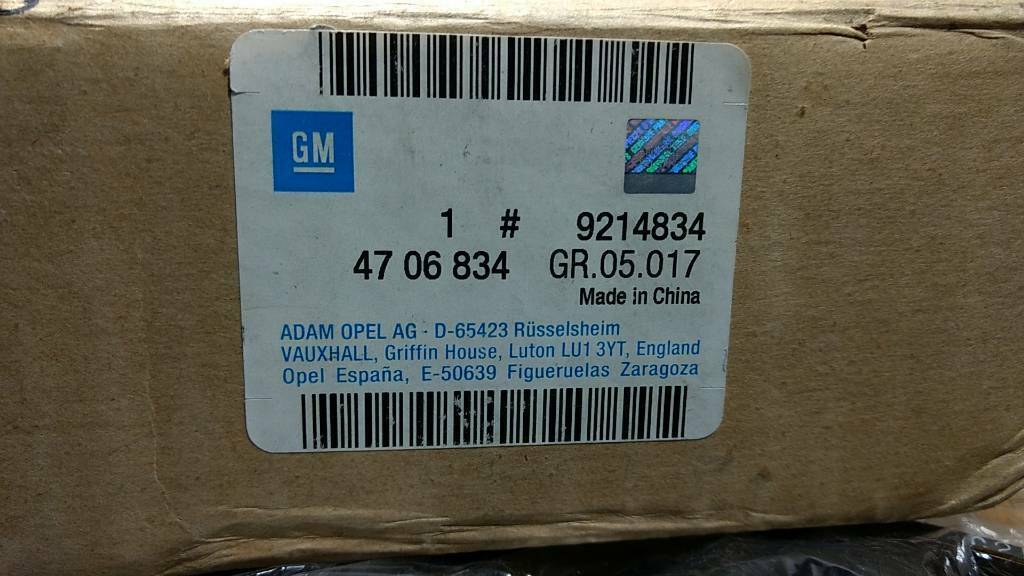 Agila A Bremsbacken original GM Opel NEU