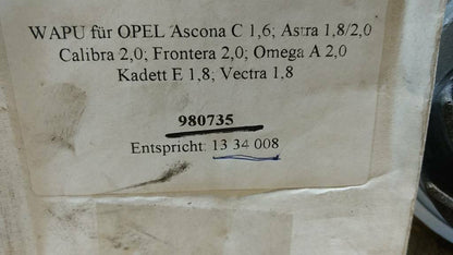 Ascona C Calibra Frontera Ascona Kadett Vectra Omega Wasserpumpe Original GM Opel NEU