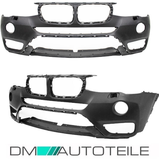 Stoßstange vorne SRA grundiert passt für BMW X3 (F25) 14-17