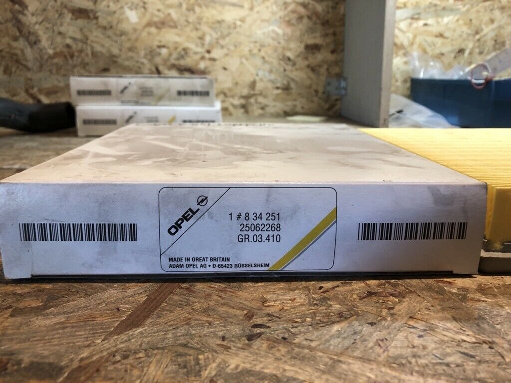 Original Opel Luftfilter Kadett E Neu